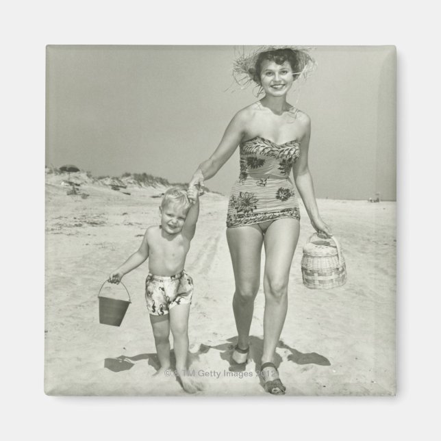 Íman Mãe e Filho Andando (Frente)