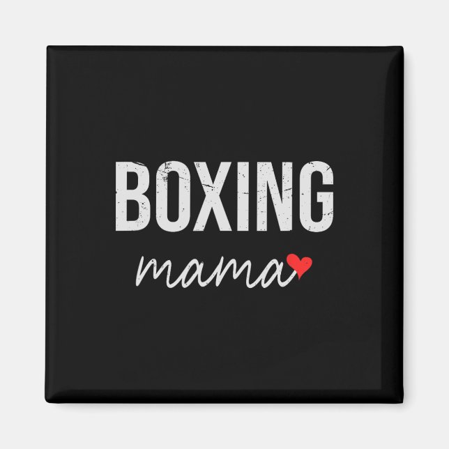 Íman Mãe Engraçada De Boxing - Bonita Mama De Boxing Do (Frente)