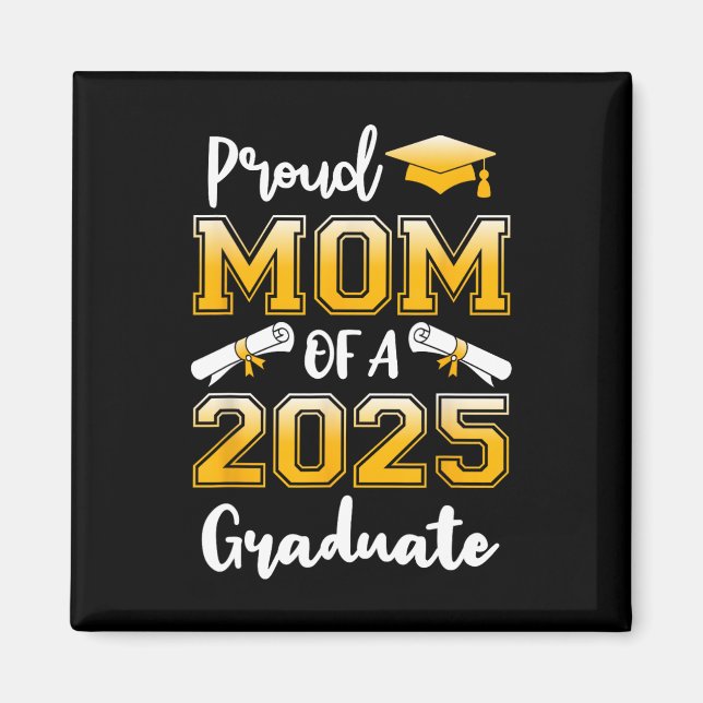 Íman Mãe Engraçada De Um Formando De 2025 (Frente)