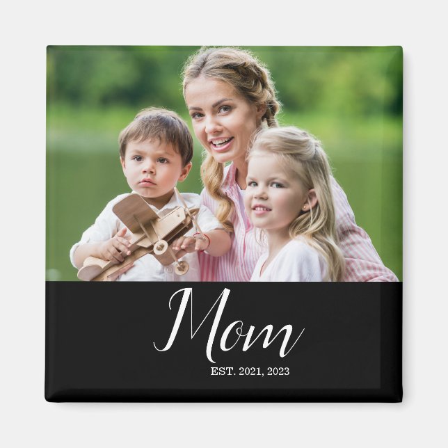 Íman Mãe Estabeleceu o Dia das Mães com Foto (Frente)
