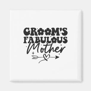 Íman Mãe Fabulosa do Groovy Mãe do Noivo