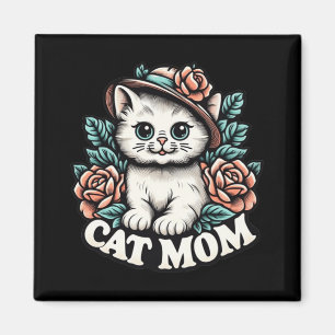 Íman Mãe Feliz dia de as mães Para A Família Cat Lovers