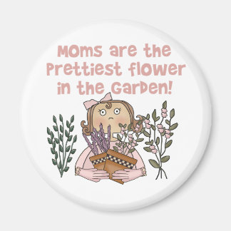 Íman Mãe Flor Prettiest no Jardim