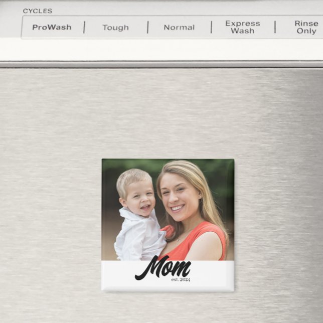 Íman Mãe Fundada Foto Dia das Mães (Criador carregado)