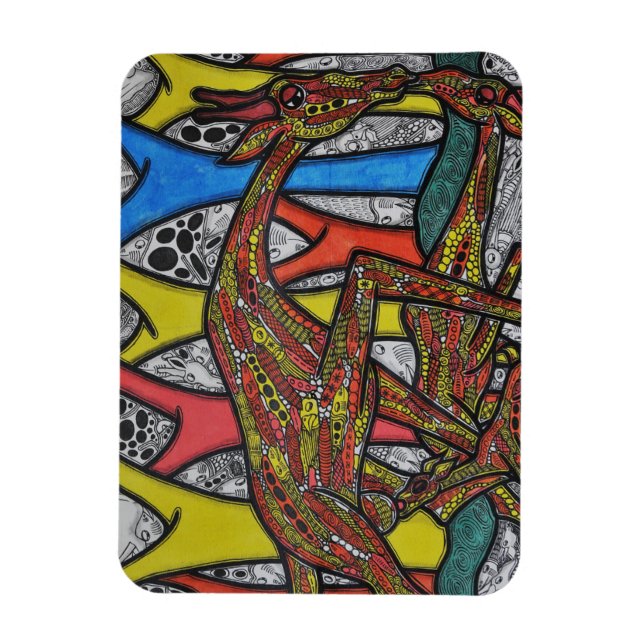 Íman Mãe Giraffe (Vertical)