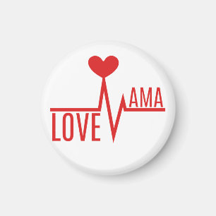 Íman mãe mamãe mãe ama pulso cardíaco