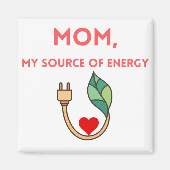 Íman Mãe, minha fonte de energia (Frente)