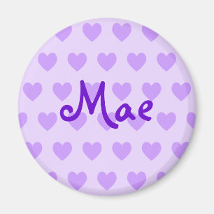 Íman Mae no roxo