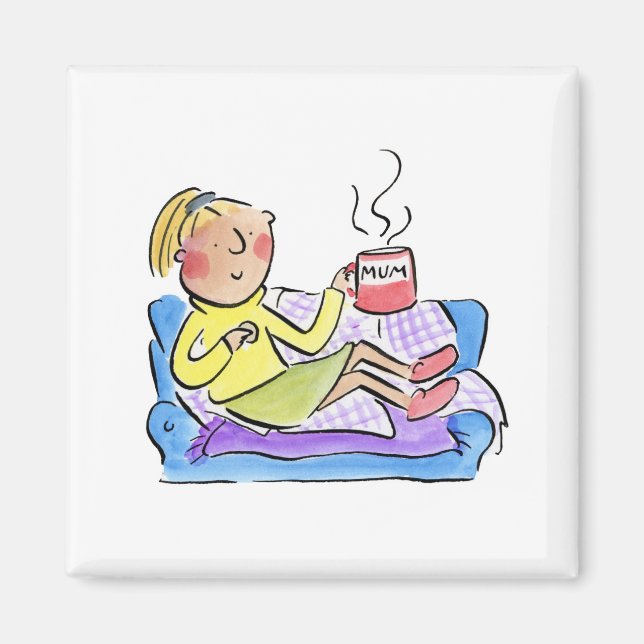 Íman Mãe no sofá (Frente)