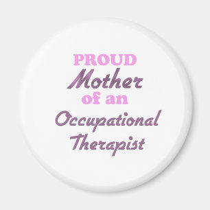 Íman Mãe orgulhosa de um terapeuta ocupacional