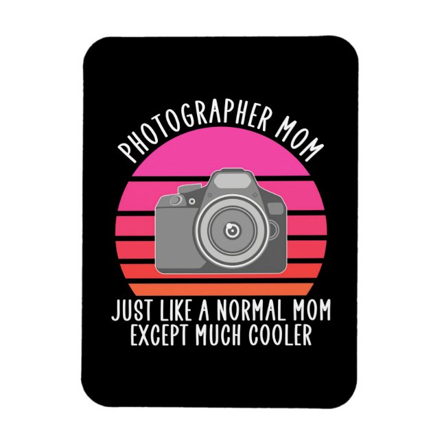 Íman Mãe Orgulhosa Fotógrafo (Vertical)