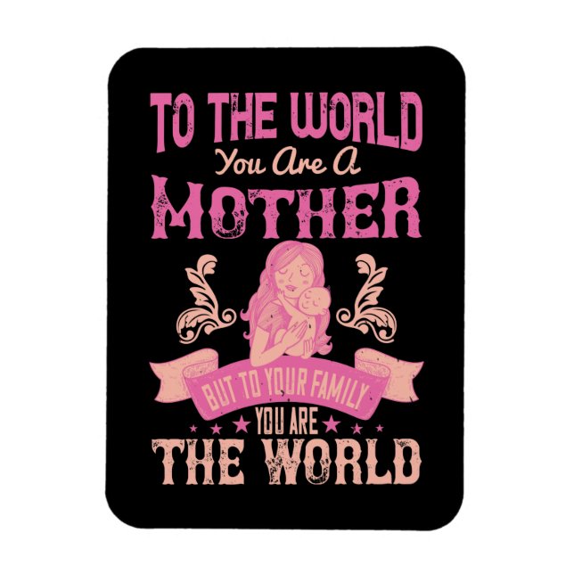 Íman Mãe, para o mundo você é mãe (Vertical)