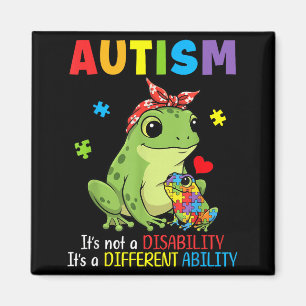 Íman Mãe Rã Conscientização do Autismo Habilidade Difer