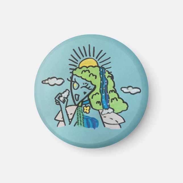 Íman Mãe Terra Magneta (Frente)