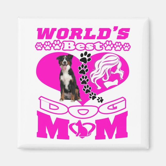 Íman Mães Cachorros Magnetas Engraçadas Presentes para  (Frente)