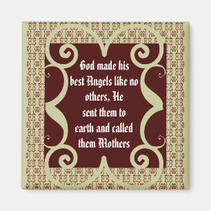 ÍMAN MÃES DE ESTILO ANTICOS POEM MAGNET