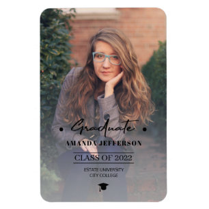 Íman mães personalizadas de fotos do ano letivo de gra