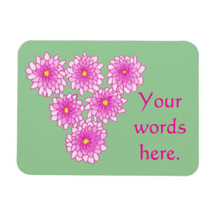 Íman Mães rosa Flores Chrysanthemum Magnets