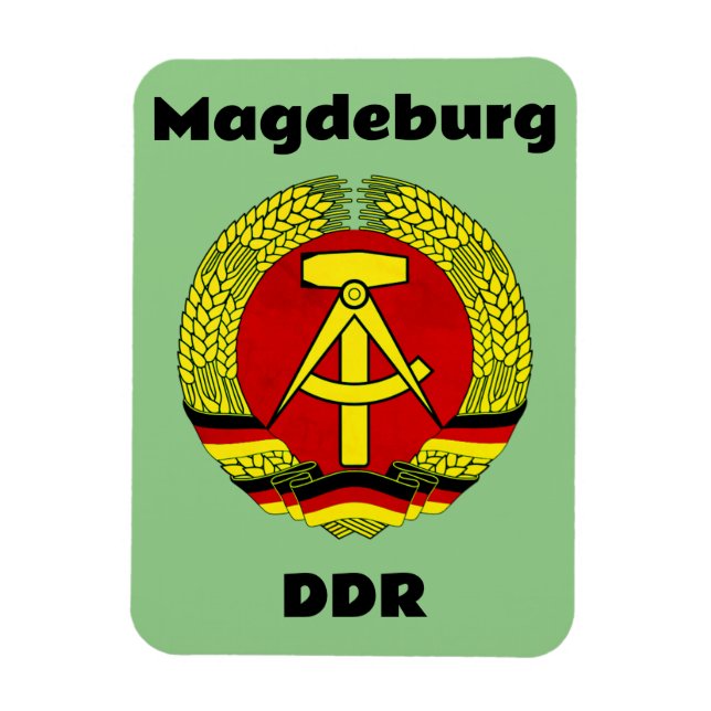 Íman Magdeburg, DDR, Magdeburg, Alemanha (Ossi) (Vertical)