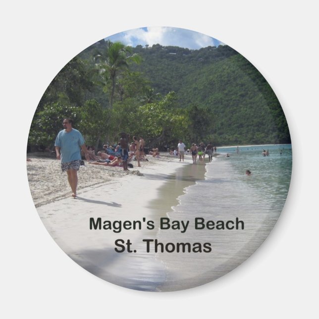 Íman Magen's Bay Beach, Rua. (Frente)