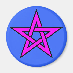 Íman Magenta do Pentagram no azul