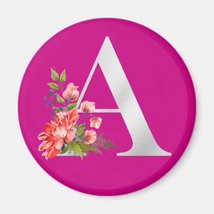 Íman Magenta Elegante Metálico A Magneta Monográfica 