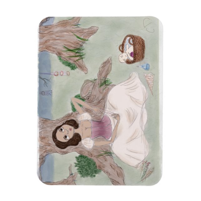 Íman Magia Branca (Vertical)