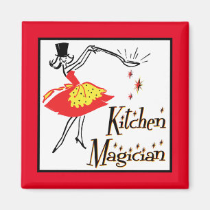 Íman Magia de Cozinhar Retro Magistro