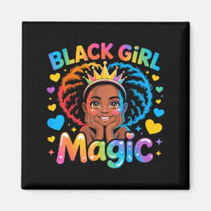 Íman Magia de Menina Preta Menina Africana Hbcu