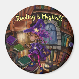 Íman Magia na Biblioteca 'Ler é Mágico'