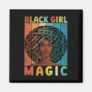 Íman Magia Negra Menina Melanina Presentes Afro Melanin