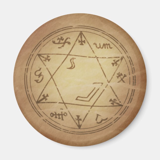 Íman Magic Amulet para os magos de negócios bem-sucedid (Frente)