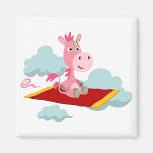 Íman Magic Cartoon Magic Carpet Ride Magnet