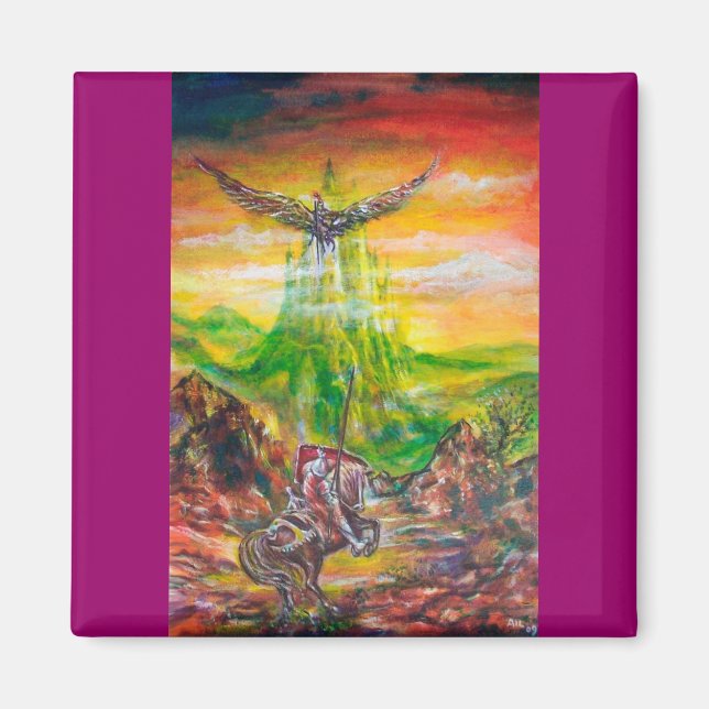 ÍMAN MAGIC DUEL ENTRE BRADAMANT E NEGROMANCER (Frente)