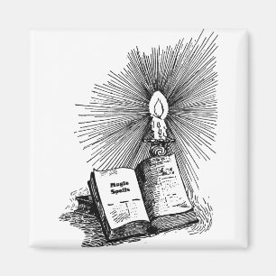 Íman Magic Spells Book Candle Witchcraft