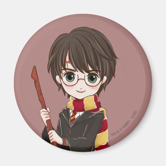 Íman Magical HARRY POTTER™ Aquarela (Frente)