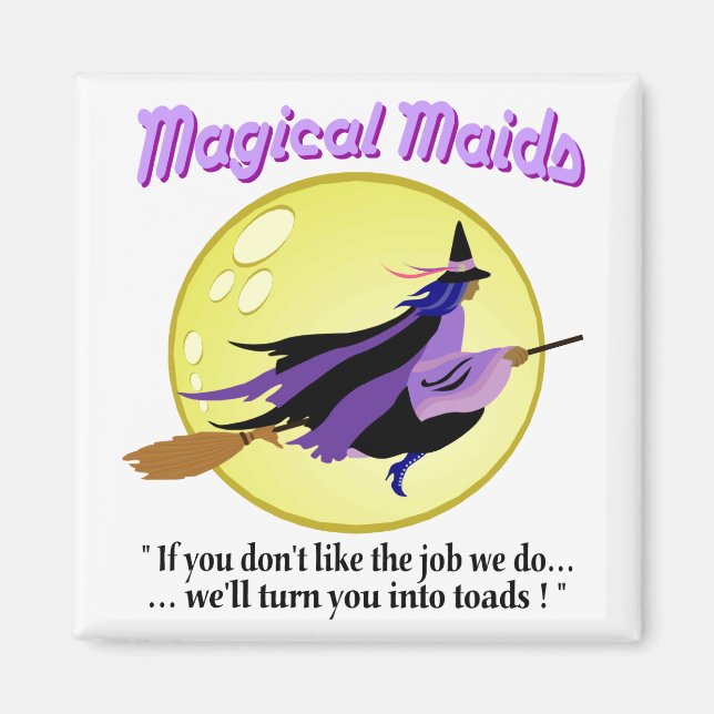 Íman Magical Maids Witch Magnet (Frente)