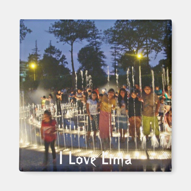 Íman Magical Water Gardens-Lima, Peru (Frente)