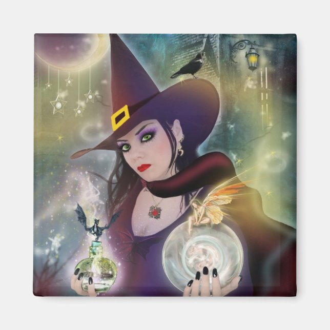 Íman Magical Witch Magnet (Frente)
