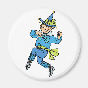 Íman Mágico Vintage de Oz, Menino Munchkin Dançante!