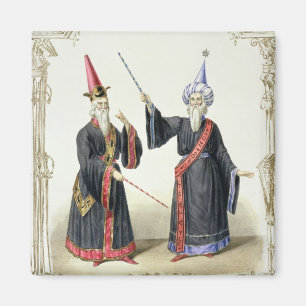 Íman Mágicos no carnaval em Berlim, 1836 (cor
