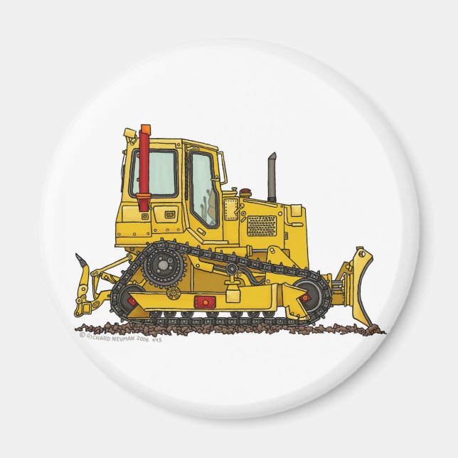 Íman Magna de Construção de Porta-Campos Bulldozer de A (Frente)