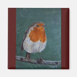 Íman Magneet Roodborst.