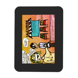 Íman Magneet Vrouwe Justitia doet geen boodschappen