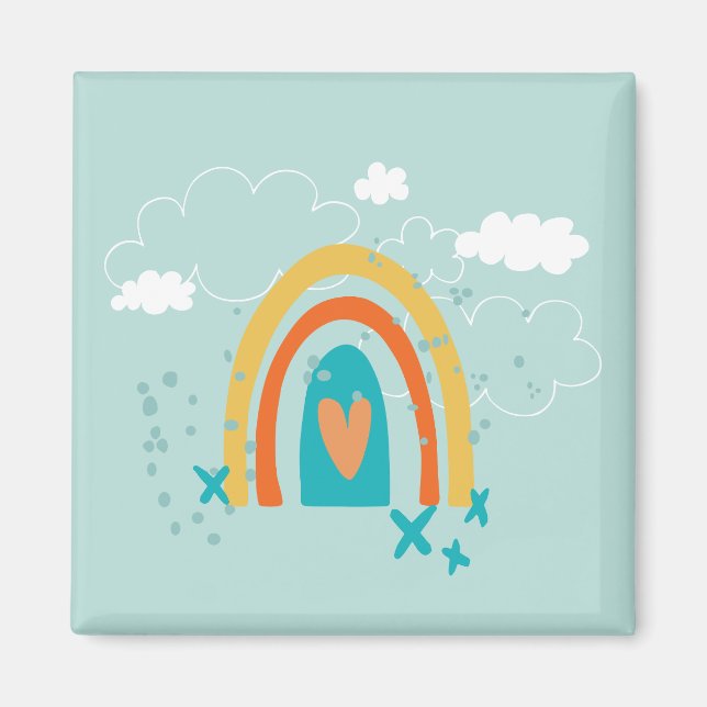 Íman Magnésio arco-íris (Frente)