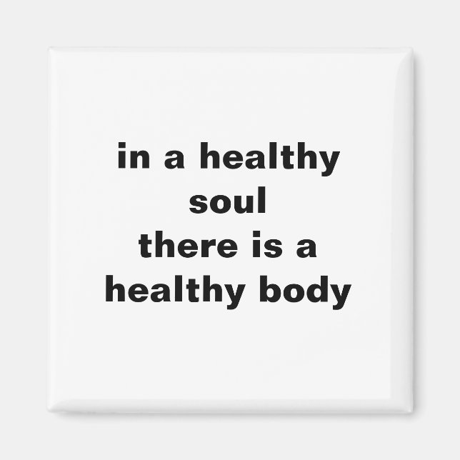 Íman Magnet 1 saudável 1 (Frente)