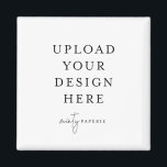 Íman Magnet 2" Quadrado<br><div class="desc">Personalize seu design em Templett. Depois de terminar de editar,  faça o download do arquivo no formato JPG (não se esqueça de ativar a opção de sangria). Carregue seu design clicando no botão azul "Personalizar".</div>