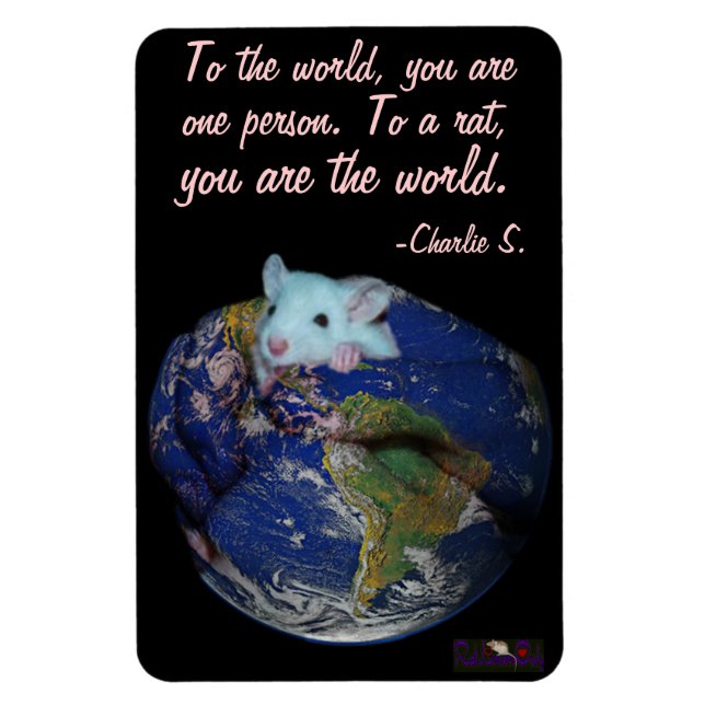 Íman Magnet 4"x6" do World Rat Flexi (Vertical)
