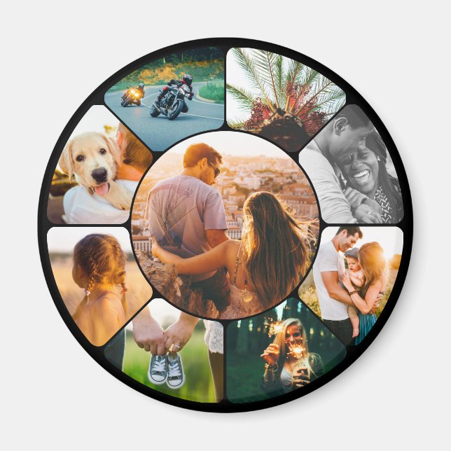 Íman Magnet 9 Foto Arredondada (Frente)