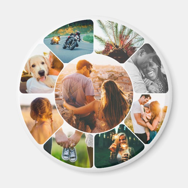 Íman Magnet 9 Foto Arredondada (Frente)